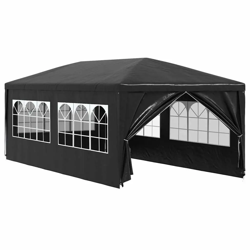 Party Tent 3x6 m Outdoor Canopy Gazebo with UV and Water Resistant Fabric and Rust Resistant Steel Frame