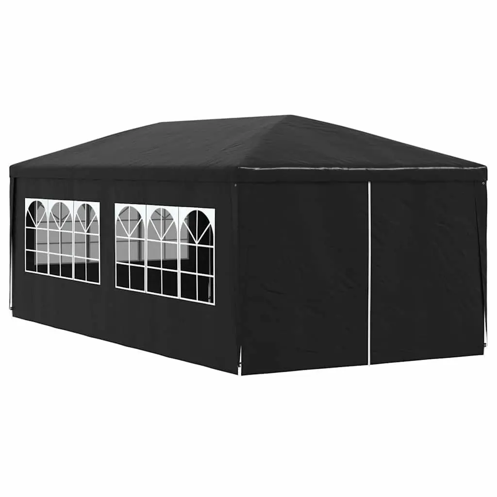 Party Tent 3x6 m Outdoor Canopy Gazebo with UV and Water Resistant Fabric and Rust Resistant Steel Frame