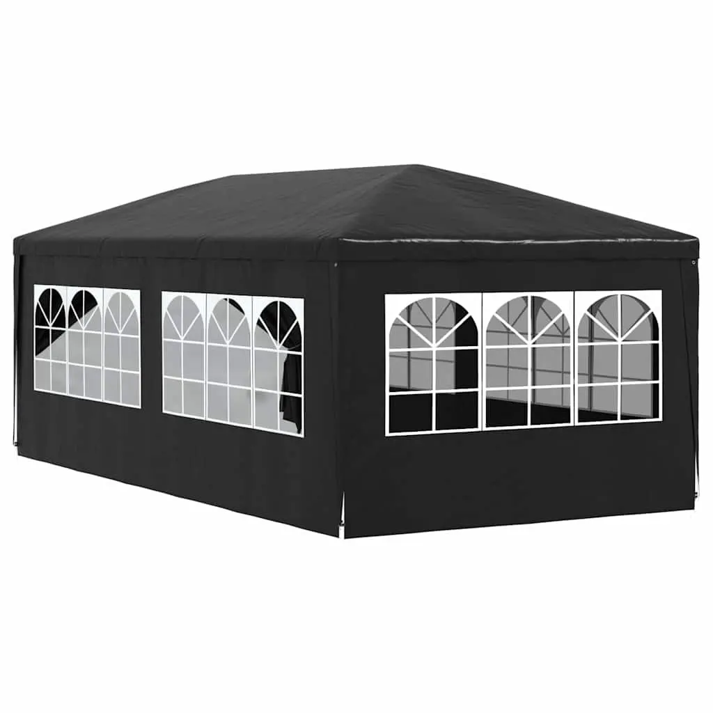 Party Tent 3x6 m Outdoor Canopy Gazebo with UV and Water Resistant Fabric and Rust Resistant Steel Frame