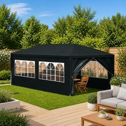 Enhance Your Garden with the 3x6m Green Party Tent