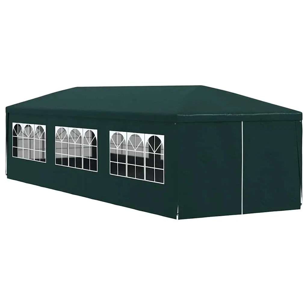 Party Tent 3x9m Green Outdoor Canopy Gazebo with UV and Water Resistant Fabric and Rust Resistant Steel Frame