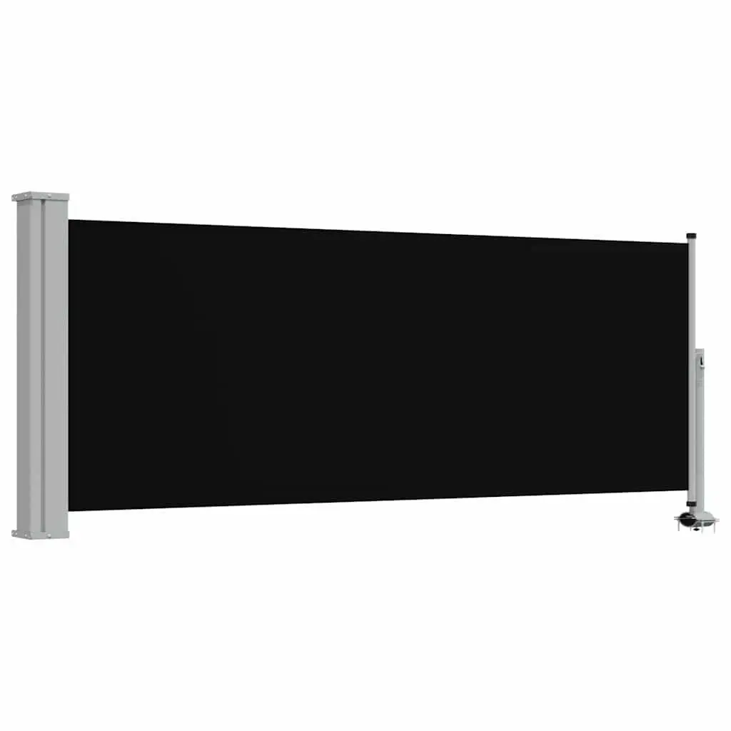 Retractable Side Awning 100 x 300 cm Outdoor Privacy Screen UV Tear Resistant Polyester