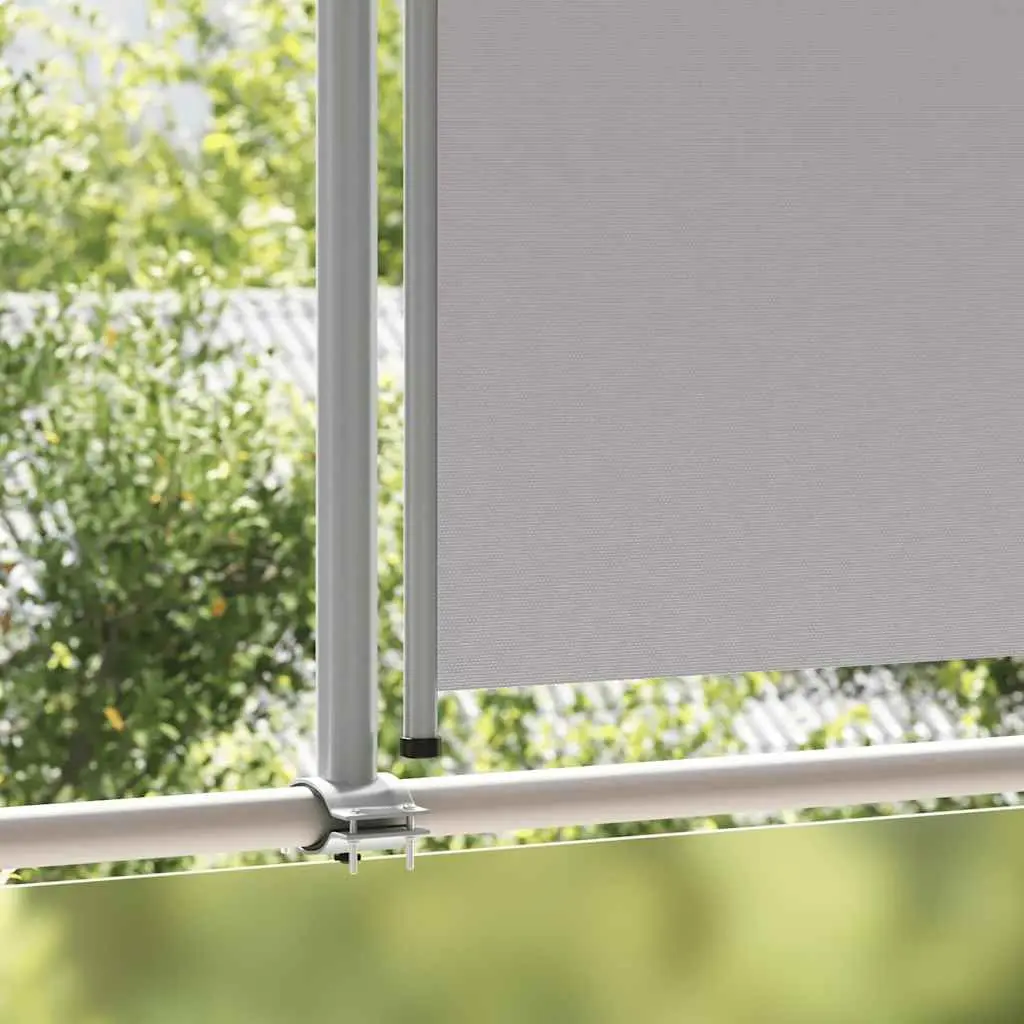Retractable Side Awning 160 x 300 cm Grey Outdoor Privacy Screen Shade