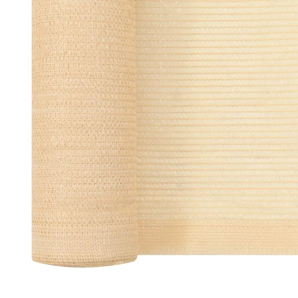 Privacy Net 2x10m Outdoor Garden Shade Beige HDPE Breathable Fabric Windbreak