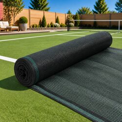 Tennis Court Screen HDPE 2x25m Privacy Windbreak Outdoor Sporting Goods Green