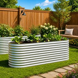 Enhance Your Outdoor Space with a Galvanised Steel Planter