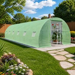 Grow Your Garden with a Spacious 27 m² Greenhouse