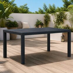 Stylish Anthracite Garden Table for Outdoor Spaces