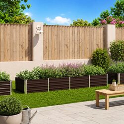Enhance Your Outdoor Space with This Brown Garden Bed