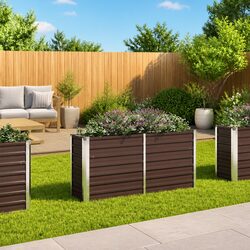 Transform Your Space with a 160x40x77cm Brown Planter Box