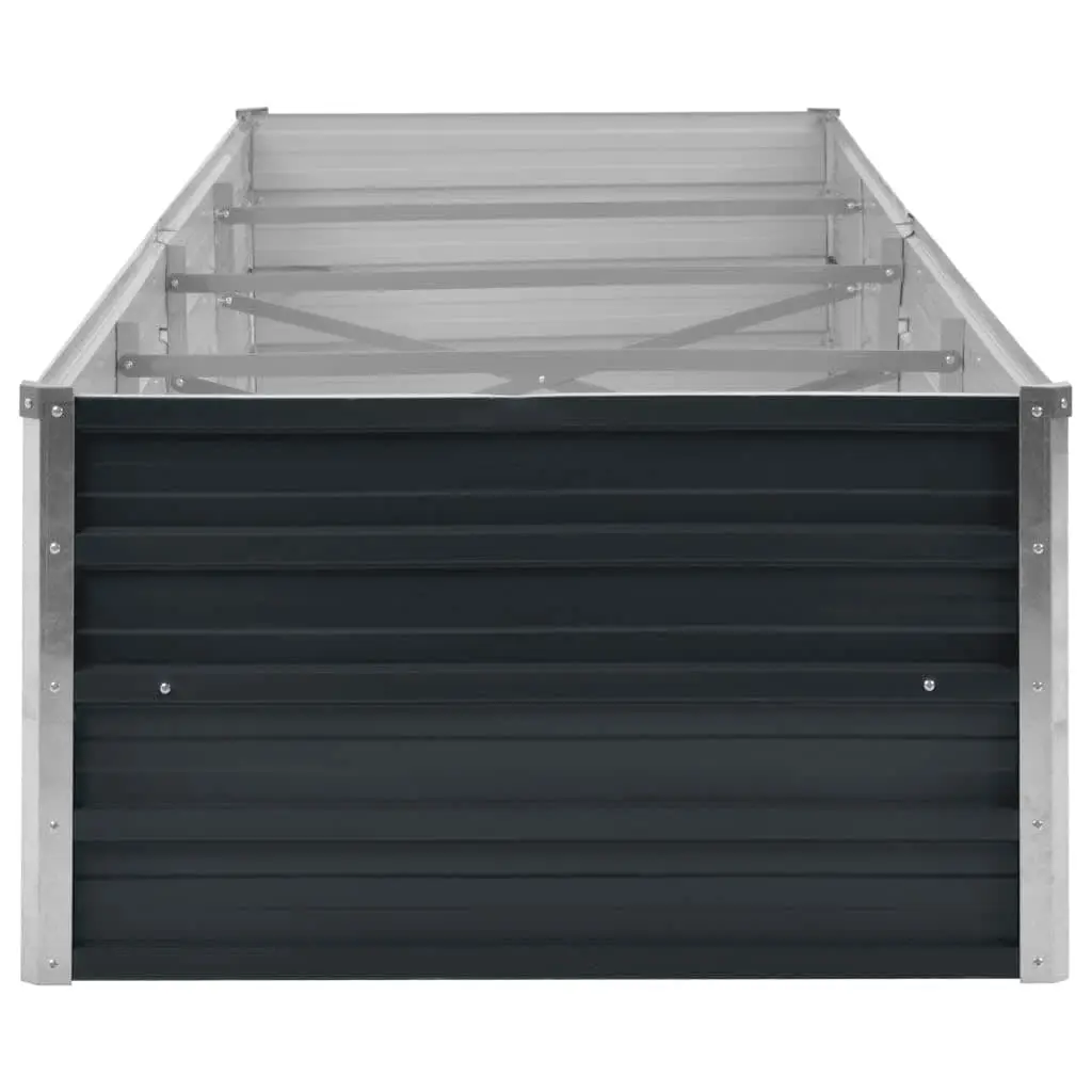 Raised Garden Bed 320x80x45cm Galvanised Steel Outdoor Planter Box