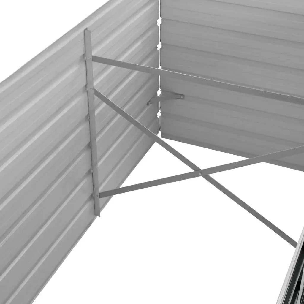 Raised Garden Bed 320x80x45cm Galvanised Steel Outdoor Planter Box