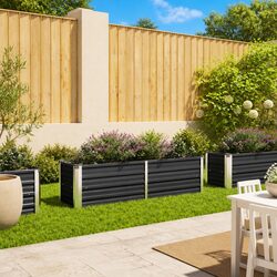 Enhance Your Outdoor Space with Anthracite Raised Garden Bed