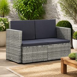 Elevate Your Outdoor Space with a Grey 2 Seater Sofa