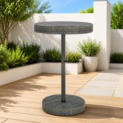 Enhance Your Outdoor Space with a Grey Rattan Table
