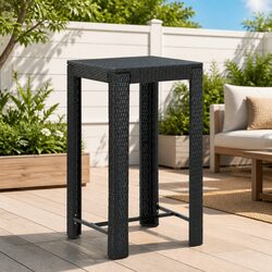 Enhance Your Space with a Chic Black Bar Table