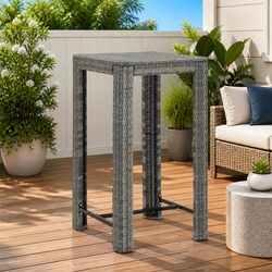 Stylish Grey Bar Table for Garden and Patio