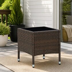 Enhance Your Outdoor Living with a Brown Rattan Table