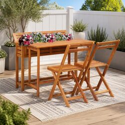 Enhance Your Outdoor Space with Garden Planter Table Set