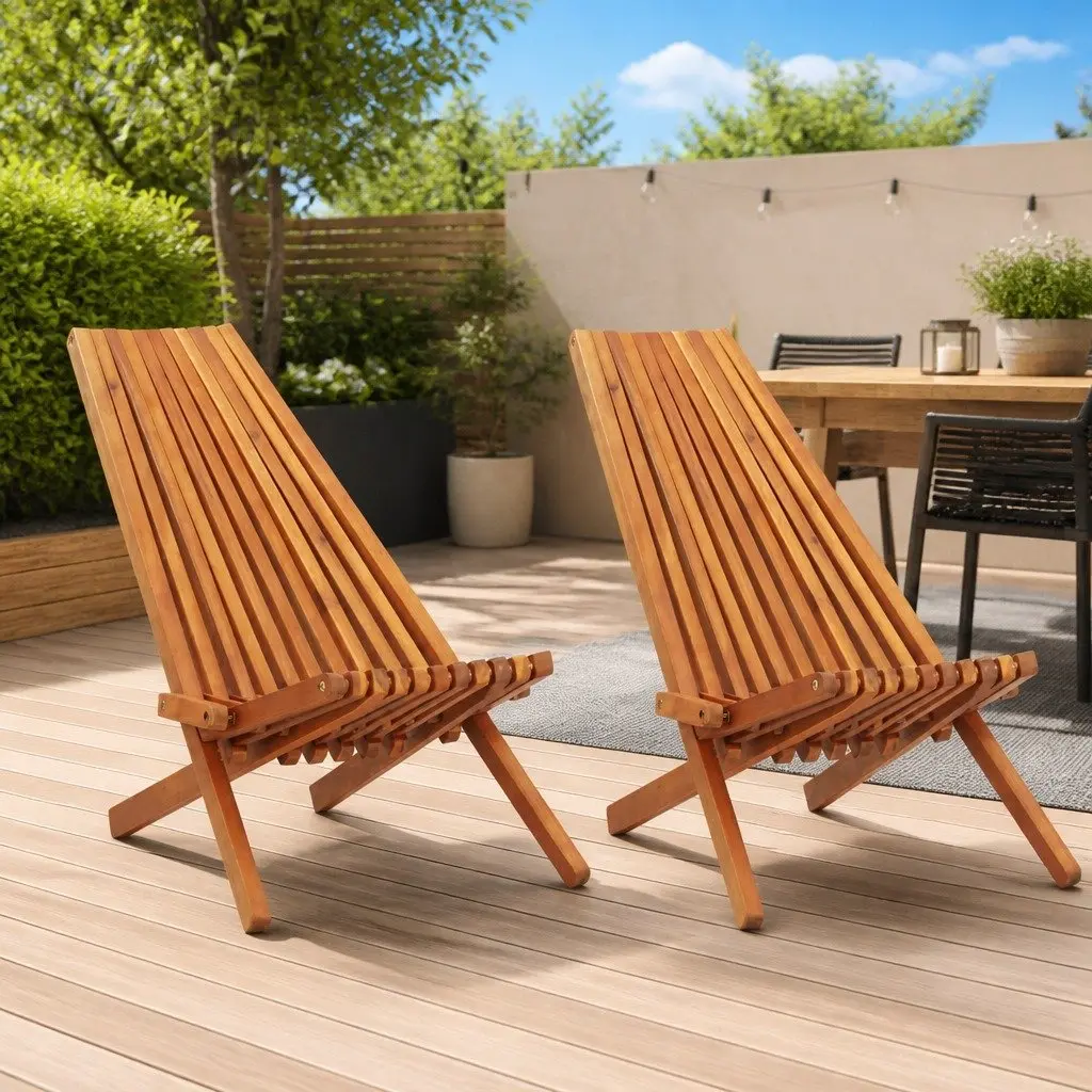 Acacia Wood Chairs