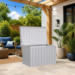 Enhance Your Patio with a Stylish Grey Storage Box