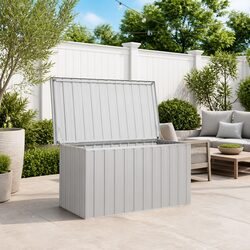 Grey Outdoor Storage Box: Organise Your Patio Space