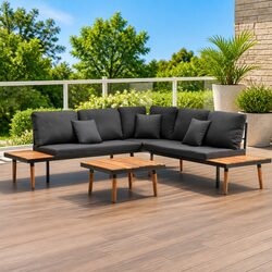 Stylish Grey Outdoor Lounge Set for Your Patio