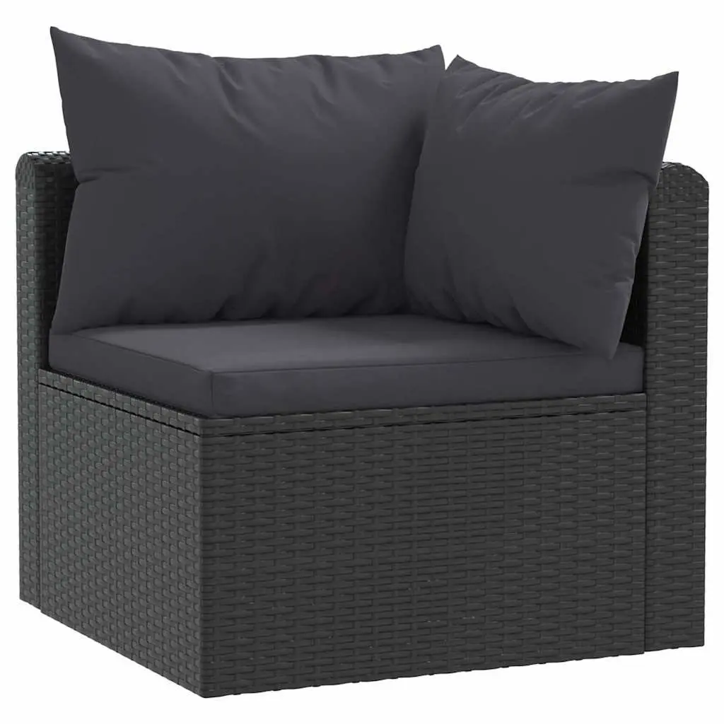 Outdoor Sectional Sofa Set 2 Piece Weather-resistant Hand-woven PE Rattan Garden Patio Seating
