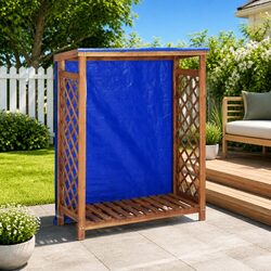 Charming Firewood Storage Shed 105x38x115 cm for Your Space