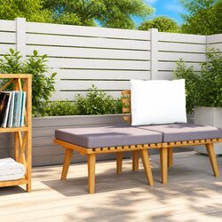 Enhance Your Patio with Our Cozy Garden Footstool 60x60x29 cm