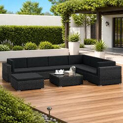 Elevate Your Outdoor Space with This 8 Piece Lounge Set
