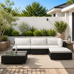 Enhance Your Outdoor Living with This 5 Piece Sofa Set