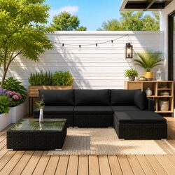 Enhance Your Space with a 5 Piece Outdoor Lounge Set
