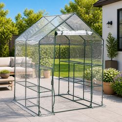 Enhance Your Garden with an 8-Shelf Greenhouse