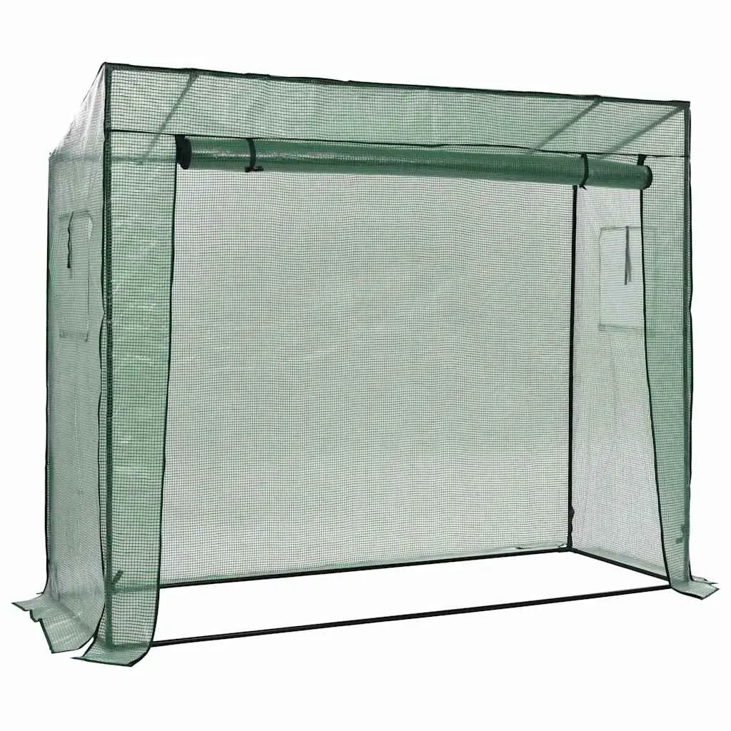 Walk-in Greenhouse 200x80x173cm Green Steel Frame UV Protected Portable Garden