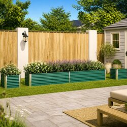 Enhance Your Space with This Green Raised Garden Bed Planter 320x40x45cm