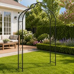 Black Iron Arbour to Elevate Your Garden Aesthetic