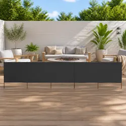 5-Panel Outdoor Wind Screen - Enhance Your Garden Space