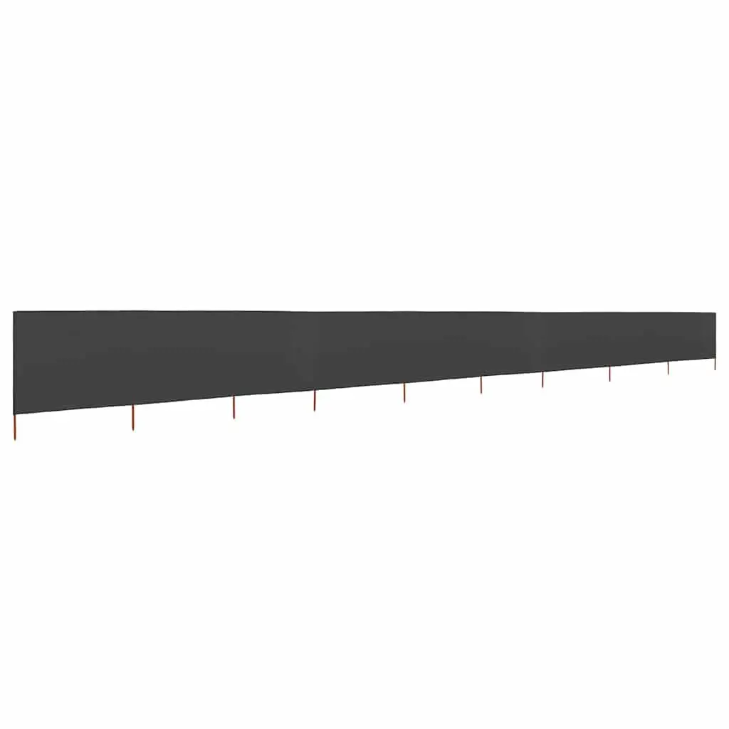 Folding Wind Screen 9 Panel 1200x120 cm Outdoor Garden Patio Shelter Shade