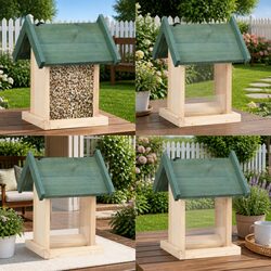 Elevate Your Garden with Our 4 Piece Bird Feeder Set