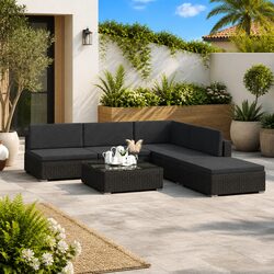 Elevate Your Outdoor Space with a 6-Piece Lounge Set
