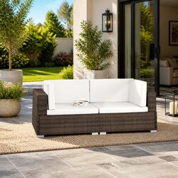 Enhance Your Space with Outdoor Sectional Corner Seats 2 pcs