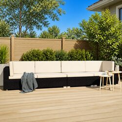 Transform Your Patio with This 4-Piece Sofa Set