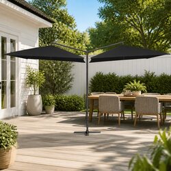 Enhance Your Garden with a Double Parasol Umbrella