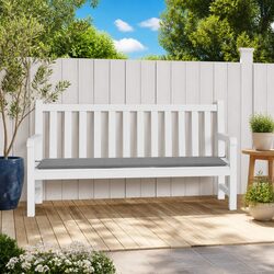 Stylish Grey Cushion for Outdoor Benches 200x50x3cm