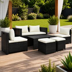Enhance Your Outdoor Space with a 6 Piece Lounge Set