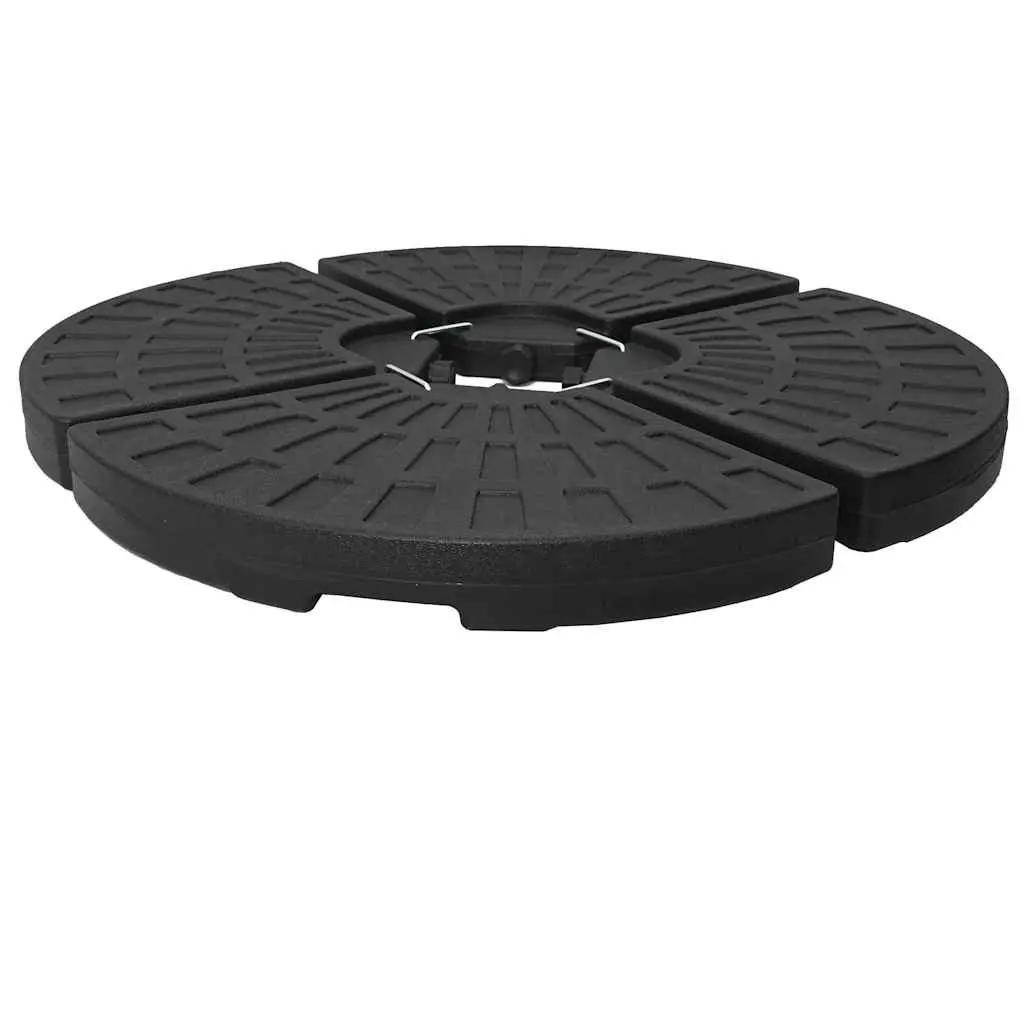 Umbrella Base Set of 4 Fan-shaped Heavy Duty Water Sand Fillable