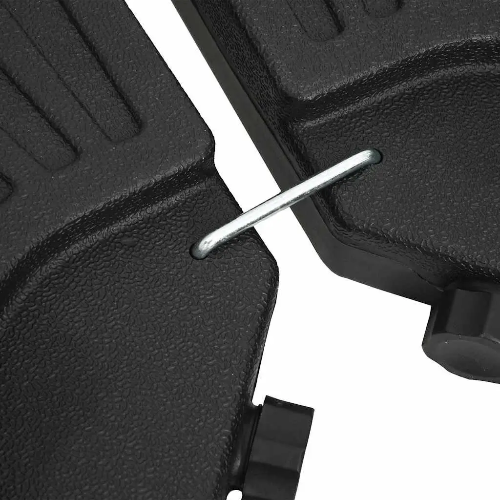 Umbrella Base Set of 4 Fan-shaped Heavy Duty Water Sand Fillable