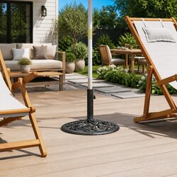 Enhance Your Outdoor Space with Our Green Umbrella Base