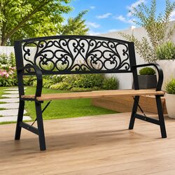 Enhance Your Outdoor Living with a Black Garden Bench
